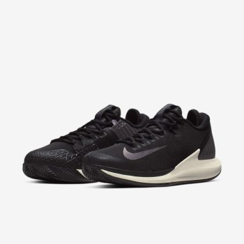 Nike Court Air Zoom Zero - Férfi Teniszcipő - Fekete/Lila/Színes